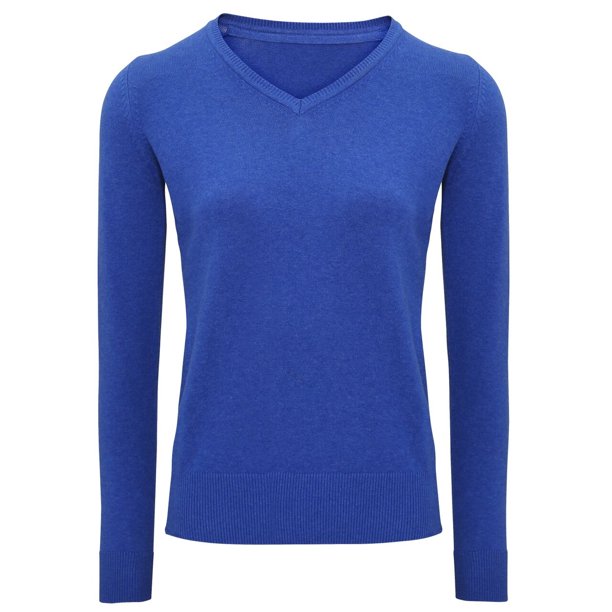 Asquith And Fox - Jersey de Cuello Pico para Mujer (Real Jaspeado)