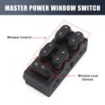thumbnail image 3 of Unique Bargains Front LH Driver Side Power Window Master Switch Fit for Ford F150 2004-2008 5L1Z14529AA, 3 of 5
