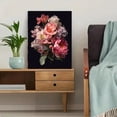 thumbnail image 5 of Pink Peony Hydrangea Canvas Print Wall Art for Living Room Bathroom Office Foyer Hallway, 5 of 8