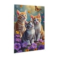 thumbnail image 2 of 500 Piece Jigsaw Puzzle For Adults Three Kittens In Flowers Challenging And Fun Adult Puzzle Relaxing Activity Beautiful Artwork Great Gift Idea, 2 of 7