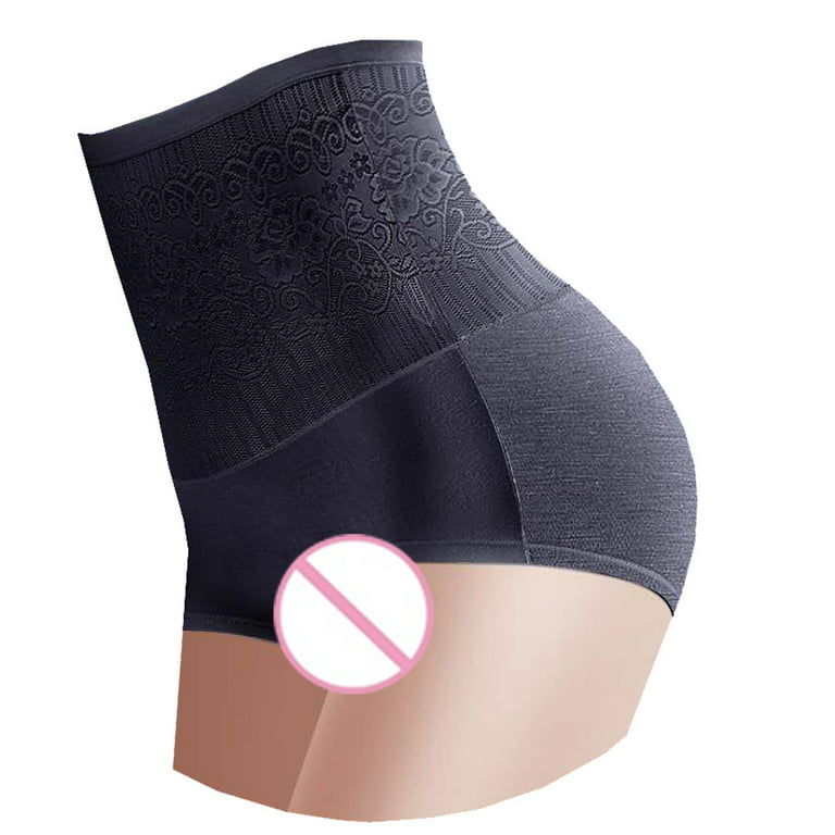 XMMSWDLA Tummy Control Shapewear Panties for Women High Waisted Body Shaper  Slimming Shapewear Underwear Girdle Panty Beige XL Period Underwear for