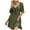 Army Green, variant on Womens Dresses 2024 Spring Summer Deep V Neck Elegant Bow Tie Mini Dress S XL Casual Knee Length Dresses for Women Maxi for Women