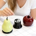 thumbnail image 4 of TIELUTT Toothbrush Holder Cute Fruit Design Dispenser for Home Décor Unique Kitchen Gadget Idea with Lid Glass Prep Containers with Lids Food Organizer for Fridge Long Container Canister Large Storage, 4 of 5
