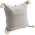 thumbnail image 6 of Ox Bay Sasha 18" x 18" Beige Ultra-Soft Turkish Cotton Adult Decorative Throw Pillow, 6 of 8