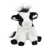 Douglas Cuddle Toys Elsie Black & White Cow Mini Soft Plush Stuffed Animal, 6"