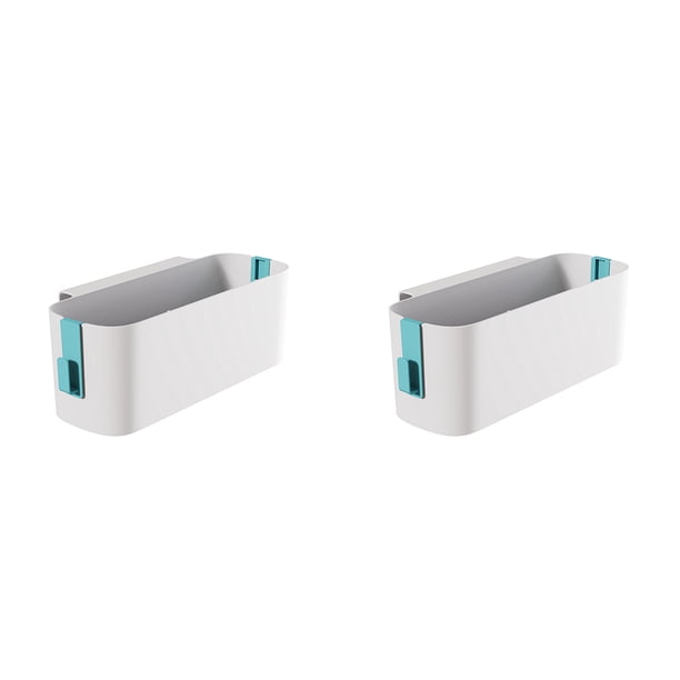 Advancent 2 unids/set cesta colgante organizador de artículos diversos Premium fácil de instalar multifuncional desmontable Almacenamiento y organización del hogar verde