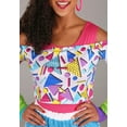 thumbnail image 4 of Women's Work It Out 80s Costume, 4 of 8