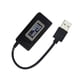 thumbnail image 1 of Kearding Voltímetro USB Amperímetro Probador de voltaje actual Detector LCD Multímetro Voltímetro de batería Amperímetros Bancos de Electrónica Negro, 1 of 6