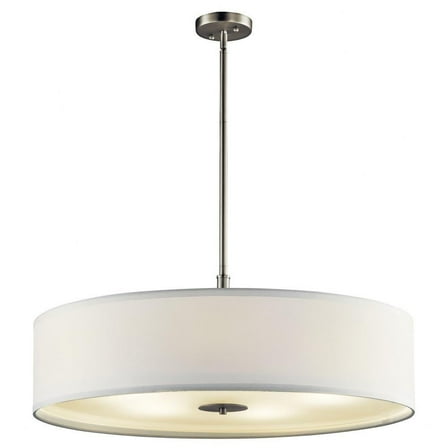 5 Light Pendant with Transitional Inspirations 12 inches Tall By 30 inches Wide-Brushed Nickel Finish Bailey Street Home 147-Bel-2013813