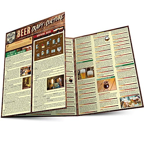 Beer - Craft and Culture: Quickstudy Laminated Reference Guide to Brewing, Ingredients, Styles and More