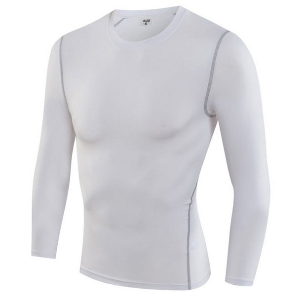 Ropa deportiva de manga larga de secado rápido para fitness, ropa de compresión para fútbol, baloncesto, ropa para correr, mallas elásticas transpirables que absorben el sudor