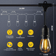 thumbnail image 4 of Guirnalda De Luces 24 Focos Exterior Led Impermeable 14.6m negro, 4 of 5