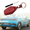 thumbnail image 2 of Car Key Shell Birthday Present 360 Degree Rotatable PU Leather Unique Gifts Key, 2 of 8