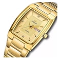 thumbnail image 4 of Reloj Wwoor Classic de cuarzo de lujo para hombre - Dorado, 4 of 6