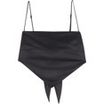 thumbnail image 1 of Danielle Bernstein Womens Handkerchief Tank Top black S, 1 of 1