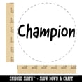 thumbnail image 2 of Champion Fun Text Teacher Self-Inking Rubber Stamp Ink Stamper - Black Ink - Large 1-1/2 Inch, 2 of 7