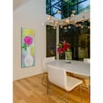 thumbnail image 3 of Marmont Hill "Pink Rose in Vase" by Jill Lambert Painting Print on Wrapped Canvas, 3 of 4