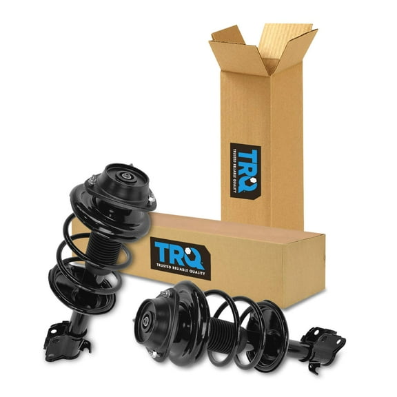 TRQ Front Strut & Coil Spring Assembly Set Driver & Passenger Sides Fits Select 03-04 Subaru Legacy