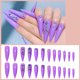 thumbnail image 4 of Uñas postizas de cobertura completa para mujeres y niñas (3 cajas, 24 piezas cada una), 4 of 6