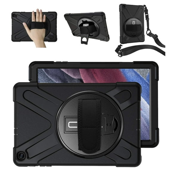 CODi Rugged Case for Samsung Galaxy Tab A7 Lite 8.7" (SM-T225) with Built-in Screen Protector, Kickstand, Hand Strap, and Shoulder Strap – Shockproof & Drop-Resistant