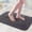 Dark Gray, variant on Bathroom Rug Non-Slip Washable Bath Mat Soft Fluffy Bath Rug Shaggy High Pile Microfibre Bath Mat,40 x 60 cm