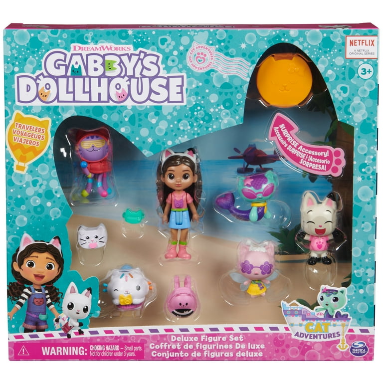 Gabby's Dollhouse Deluxe Figure Gift Set with 7 Figures and Surprise  Accessory!!