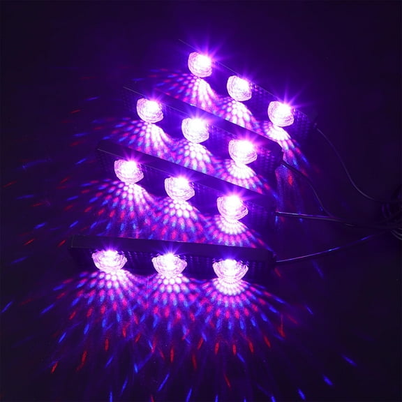 WHAMVOX  Ambient Light Car Interior Lights Control USB Led Bar Cars for Black