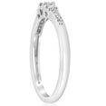 thumbnail image 3 of Pompeii 1/4ct Three Stone Round Diamond Engagement Ring 14K White Gold (H,SI2), 3 of 6