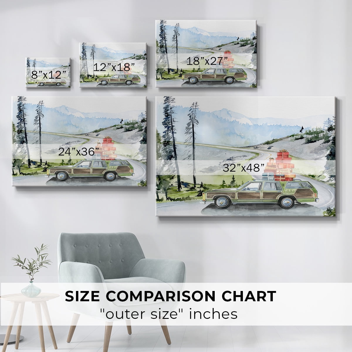 Holiday Vacation II- Gallery Wrapped Canvas