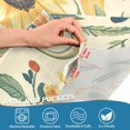 thumbnail image 5 of Yayeee Kitchen Curtains Tier Set of 2 Light Filtering 57"x24" Over Sink Window Panels, Floral Birds Pattern, 5 of 7