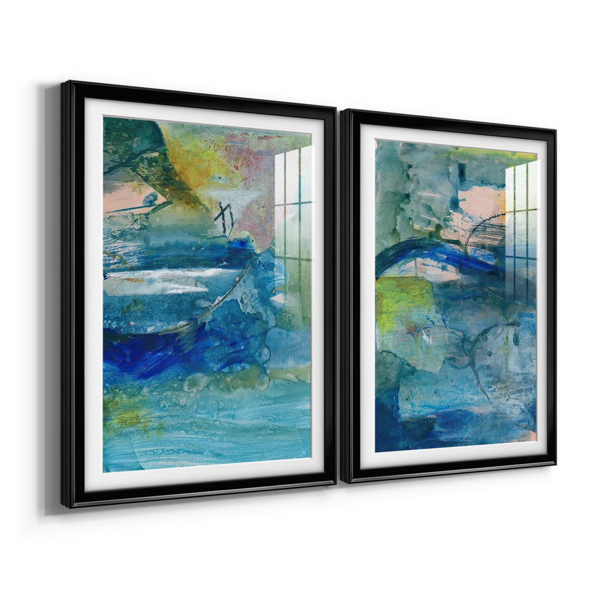 Wexford Home Spring Winds VII Premium Framed Print, 22.5" x 30.5" - Ready to Hang, Black (Set of 2)