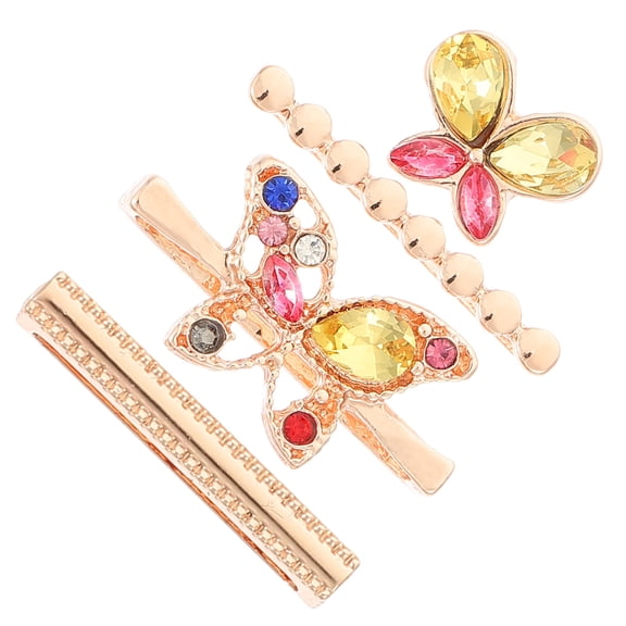 WASHWEPE 4Pcs Sublimation Watch Band Charms for Smartwatch Straps and Fashion Accessory