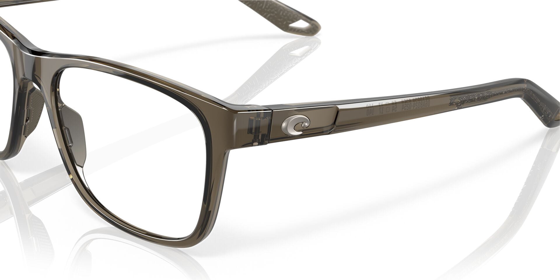 Costa Del Mar Unisex Size 54 OCR 810 Optical Eyeglasses, Taupe Crystal/Demo Lens