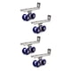 thumbnail image 4 of Speravity 2 unids/set rodillo de puerta corredera 4/8 ruedas Hardware rueda de pista polea suministros para el hogar accesorios de Metal para el 71x34x20mm 2piezas Speravity  CBP000546, 4 of 5
