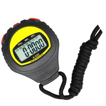 Sports Stopwatch Digital Electronic Cooking Timer Handheld Trainer Runner Gym Swimming Stop Watch with Lanyard