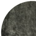 thumbnail image 4 of SAFAVIEH Paris Darwin Plush Polyester Shag Area Rug, Titanium, 5' x 5' Round, 4 of 5