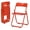 Red, variant on LiteHaven 6 Pcs Folding Chair, 350LBS Lightweight Foldable Plastic Chair, Reinforced Metal Frame Easy to Fold & Store for Indoor & Outdoor, Wedding, Party, Meeting Room, Patio and Garden,Mint Green