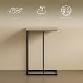 thumbnail image 3 of Ilios Innova | Mesa Auxiliar Alta Lateral Minimalista Industrial con Estructura de Metal y Superficie de MDF para Sala de estar., 3 of 9