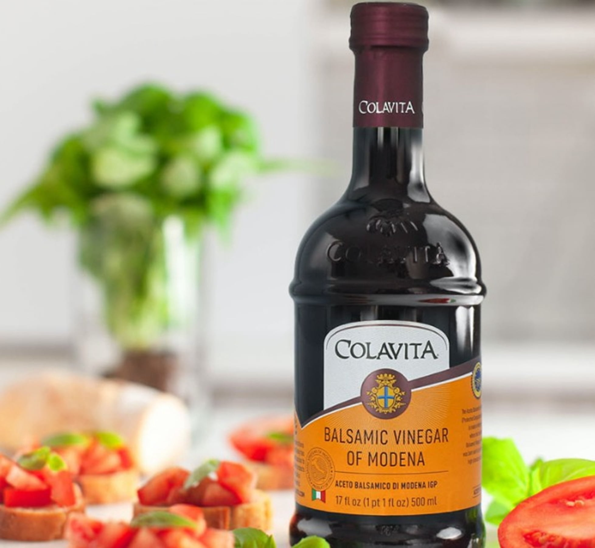Colavita Balsamic Vinegar of Modena IGP, 17 Fluid Ounce Bottle