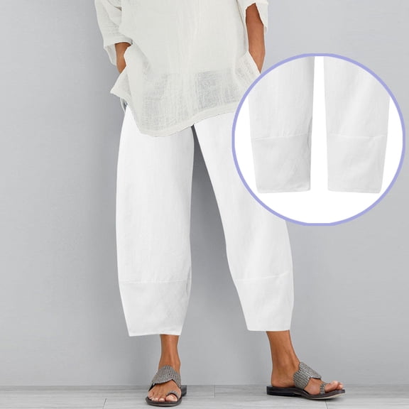 SIYUDAN Women Pants Pants For Women Casual White Adult Pants Loose Fit Pants For Women Women Trousers High Waisted With Pockets Women Fall Pants