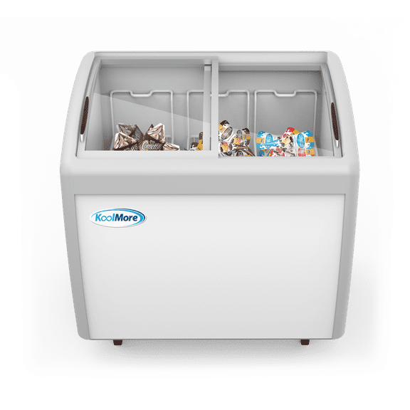 KoolMore 40 in. Display Ice Cream Freezer - 9 Cu. ft.