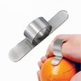 thumbnail image 1 of 2-Pack Orange Peeler / Fruit Peeler / Peel Orange in Stainless Silver, 1 of 5