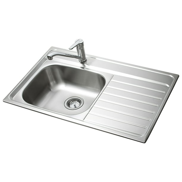 Combo Tarja Sencilla con Escurridor Derecho y Mezcladora Monomando Teka 800.510 1C 1E D MNI Bodega Aurrera en linea