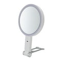 thumbnail image 1 of Travel Makeup Mirror with Light, Adjustable 1X/5X Magnification Portable Magnifying Mirror with Light  for Bedroom, 1 of 7