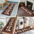 thumbnail image 5 of 2'x6' Rug Runners for Hallways Kitchen, Red Chef Non Slip Entryway Beside Floor Carpet Runner, Kitchen Gourmet Black Plaid Vintage Washable Laundry Room Bedroom Throw Rugs Mat for Family Pet, 5 of 8