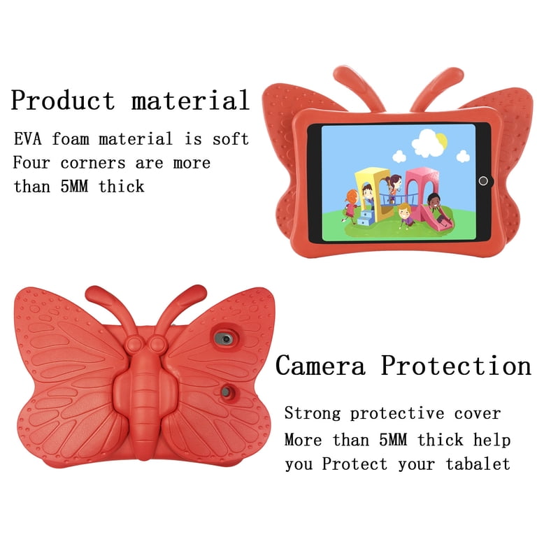 Custodia antiurto compatibile con iPad mini 7 (A17 Pro) 2024/Mini 6 7a/6a generazione Tablet da 8,3 pollici, robusta custodia protettiva per bambini