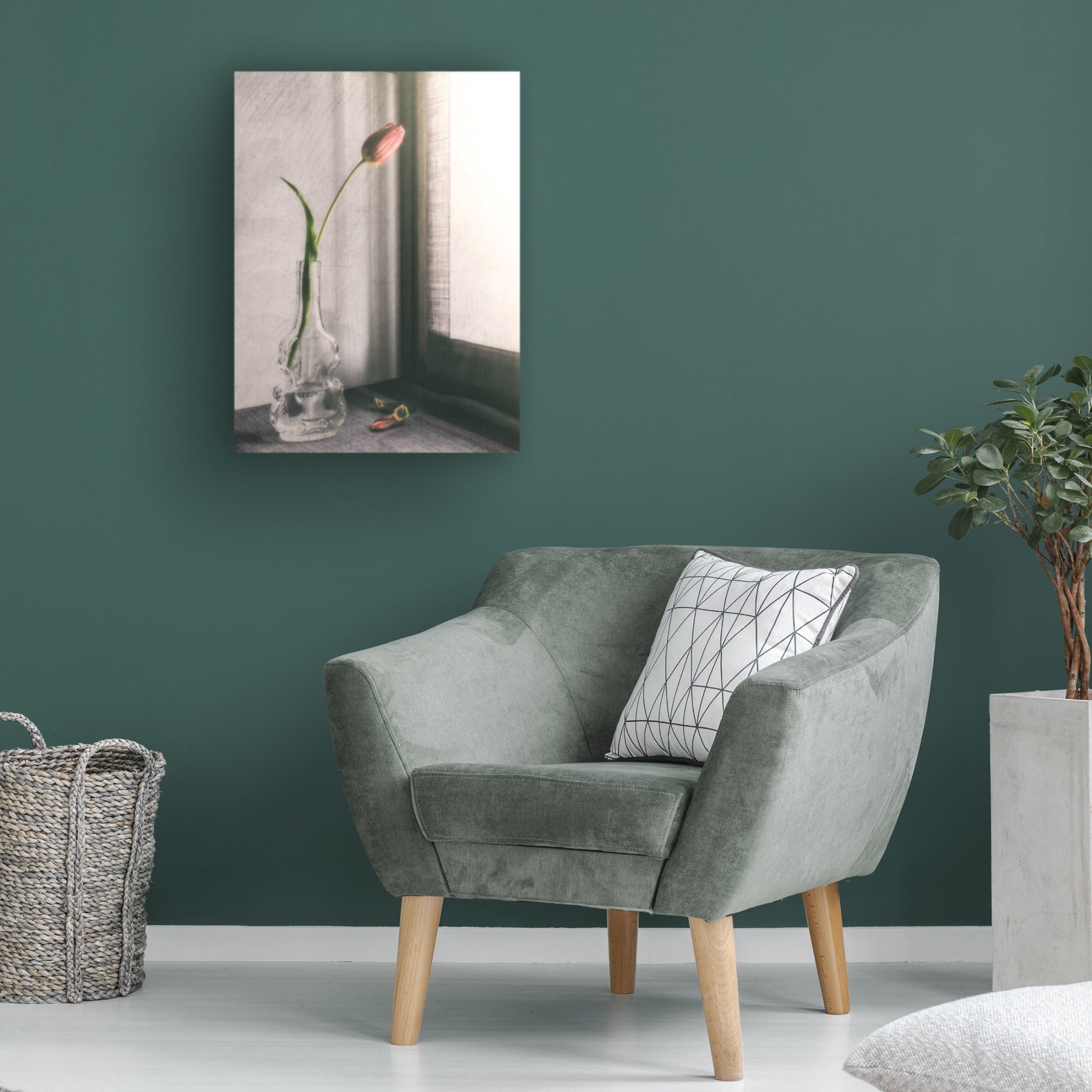 Canvas Wall Art - Cristiano Giani 'Melanchonic Mood' Wall Art for Living Room, Bedroom, or Office Décor by Trademark Fine Art - 14 x 19 Inches