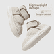 thumbnail image 3 of Zapatillas de algodón impermeables para mujer, botas de nieve de invierno para exterior, interior, hogar, felpa cálida, zapatos de algodón para pareja para hombre, 3 of 5