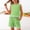 Green, variant on Girls Summer 2 Piece Outfits Cute Solid Color Tank Top and Casual Shorts Kids Purple Size 12