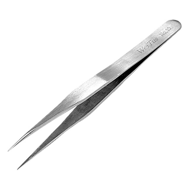 Unique Bargains Steel Silver Tone Fine Tip Straigth Pointy Tweezers